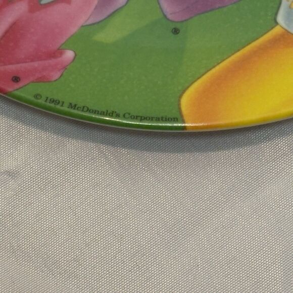 1991 McDonald’s Ronald McDonald Plastic Plate - Picture 3 of 5